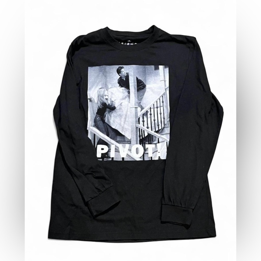 Ripple Junction Black 'Pivot' Graphic Long Sleeve Shirt